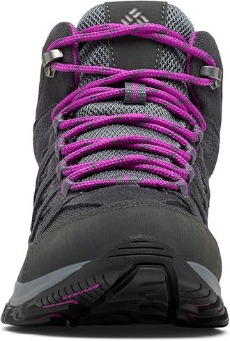 Columbia Womens Crestwood Mid Waterproof Boot Hiking Shoe, Nori, Peach Blossom, 5 Wide US in Kuwait