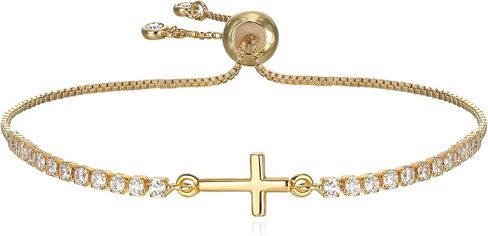 FANZE Tennis Bracelets for Women Dainty Trendy Adjustable Bracelet Jewelry Gift in Saudi Arabia