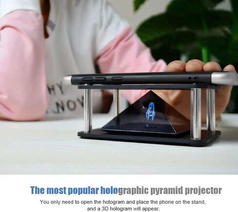 Smartphone Hologram, 3D Holographic Display Stands,Projector 3.5-6Inch Mobile Smartphone Hologram Bracket,360° Images Holographic Display, hologramm in Saudi Arabia