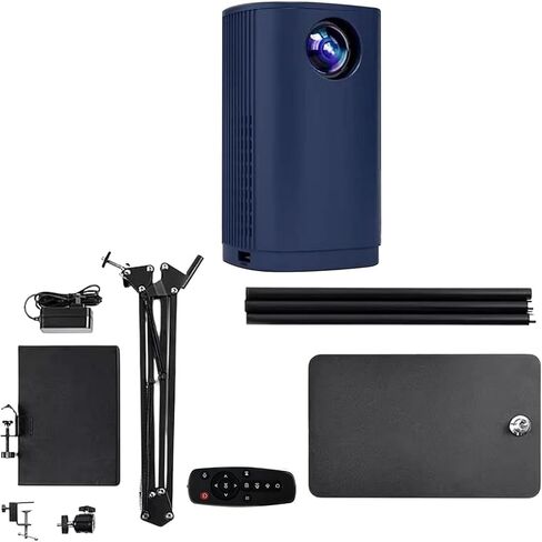 Art Drawing Projector, Portable Drawing Projector for Tracing, Smart Sketcher Projectors Sketching Tool, Support USB/Smartphone, Remote Control, for Desktop Canvas/Wall (Blue 0.6m) in Saudi Arabia