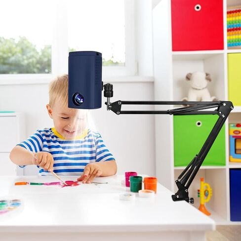 Art Drawing Projector, Portable Drawing Projector for Tracing, Smart Sketcher Projectors Sketching Tool, Support USB/Smartphone, Remote Control, for Desktop Canvas/Wall (Blue 0.6m) in Saudi Arabia