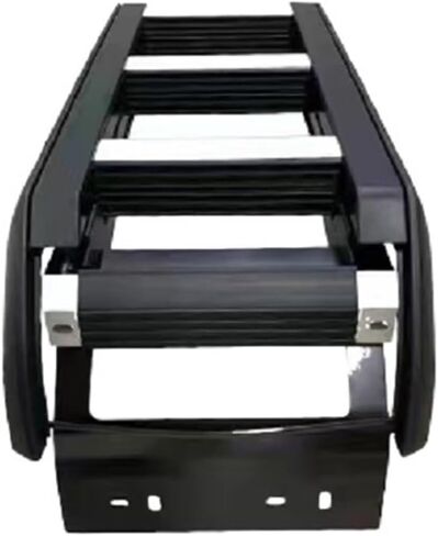 Aluminum Alloy Side Fold Ladder Back Door Tail Ladder Compatible For Hummer H2 2003 2004 2005 2006 2007 2008 2009(Black) in Saudi Arabia