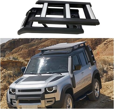 Compatible For Land Rover Defend 2020 2021 2022 Special Accessories Foldable Liftable Stainless Steel Roof Ladder in Saudi Arabia