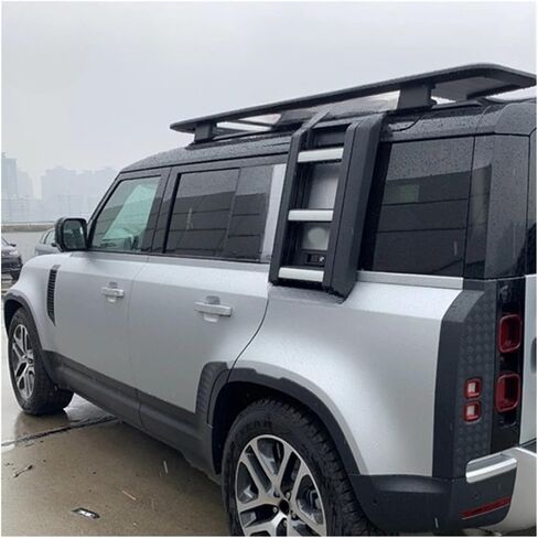 Compatible For Land Rover Defend 2020 2021 2022 Special Accessories Foldable Liftable Stainless Steel Roof Ladder in Saudi Arabia