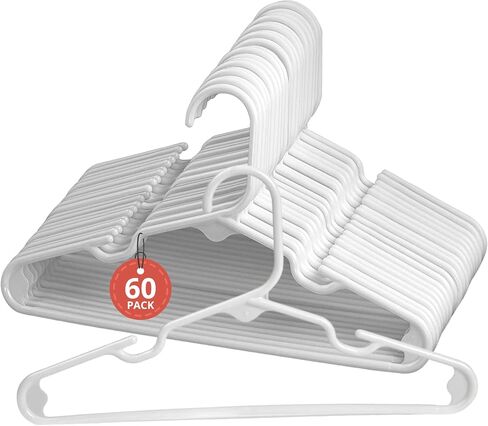1InTheHome White Nursery Hangers 30 Pack for Baby, Toddler, Kids, Children (30 Pack) in Kuwait