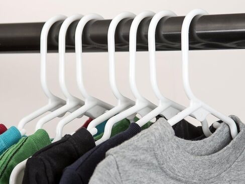 1InTheHome White Nursery Hangers 30 Pack for Baby, Toddler, Kids, Children (30 Pack) in Kuwait