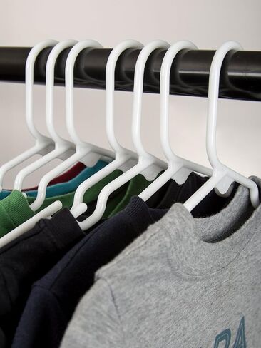 1InTheHome White Nursery Hangers 30 Pack for Baby, Toddler, Kids, Children (30 Pack) in Kuwait