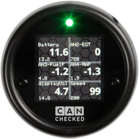 شاشة عرض رقمية WAGNERTUNING MFD15 شاشة OLED مقاس 2.0 بوصة لسيارة MINI Cooper R56 2006-2013 CANchecked LHD/RHD، CAN Bus، WLAN، 6 مدخلات تناظرية WT54001 in Kuwait