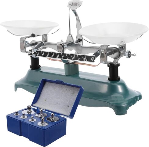 Balance Scale: 500g/0.5g Mechanical Pan Balance Scale with Weights and Tweezers - Portable Scientific Teaching Tool for Classroom Laboratory in Saudi Arabia