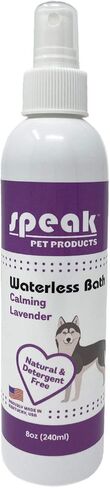 Speak Pet Products Natural Waterless Bath Spray, Moisturizing Coconut Papaya, for Dogs, 8oz in Kuwait