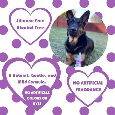 Speak Pet Products Natural Waterless Bath Spray, Moisturizing Coconut Papaya, for Dogs, 8oz in Kuwait