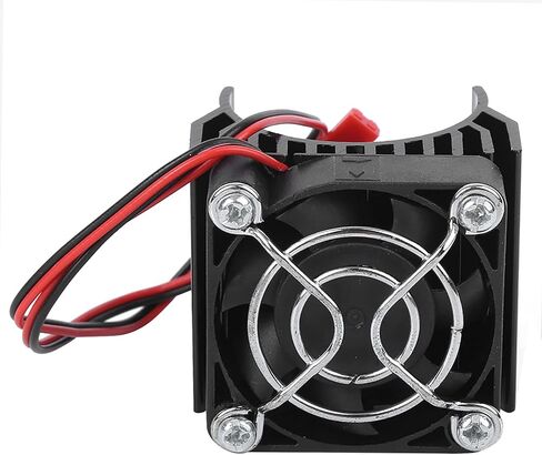 Drfeify Heat Sink، 4 × 4 × 1 سم RC مبرد بالوعة الحرارة لمحرك بقطر 36 مم، سبائك الألومنيوم والبلاستيك 1/10 RC استبدال السيارة (ذهبي) in Kuwait