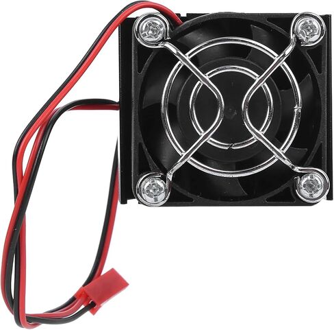 Drfeify Heat Sink، 4 × 4 × 1 سم RC مبرد بالوعة الحرارة لمحرك بقطر 36 مم، سبائك الألومنيوم والبلاستيك 1/10 RC استبدال السيارة (ذهبي) in Kuwait