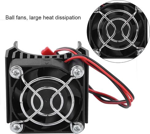 Drfeify Heat Sink، 4 × 4 × 1 سم RC مبرد بالوعة الحرارة لمحرك بقطر 36 مم، سبائك الألومنيوم والبلاستيك 1/10 RC استبدال السيارة (ذهبي) in Kuwait