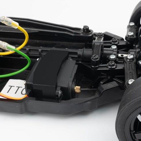 أجزاء ترقية للتركيب المؤازر من سبائك الألومنيوم لسيارة Tamiya TT02 TT02B 1/10 RC على الطريق (أسود) in Kuwait