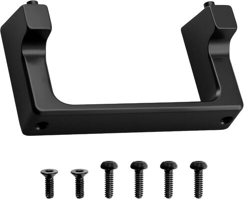Aluminum Servo Mount for WLtoys 244016, Losi Micro-B & Micro-T – Durable CNC Upgrade Parts RC Car Accessories for Performance & Replacement (Black) in Kuwait