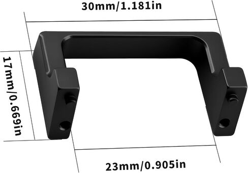 Aluminum Servo Mount for WLtoys 244016, Losi Micro-B & Micro-T – Durable CNC Upgrade Parts RC Car Accessories for Performance & Replacement (Black) in Kuwait