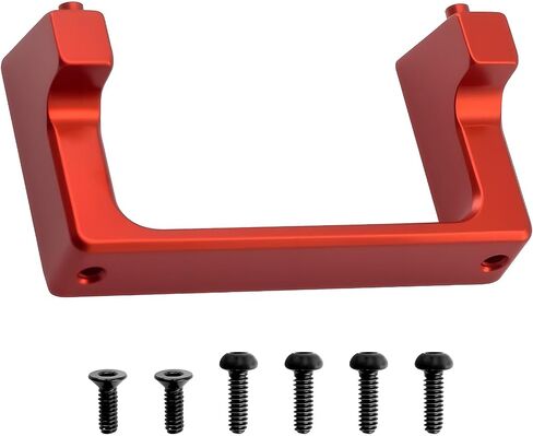 Aluminum Servo Mount for WLtoys 244016, Losi Micro-B & Micro-T – Durable CNC Upgrade Parts RC Car Accessories for Performance & Replacement (Black) in Kuwait