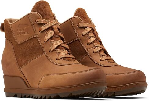 Sorel Women's Evie Sport Lace Bootie — Waterproof Suede & Leather — Wedge Ankle Sneaker — Booties in Saudi Arabia