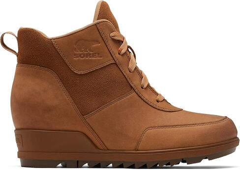 Sorel Women's Evie Sport Lace Bootie — Waterproof Suede & Leather — Wedge Ankle Sneaker — Booties in Saudi Arabia