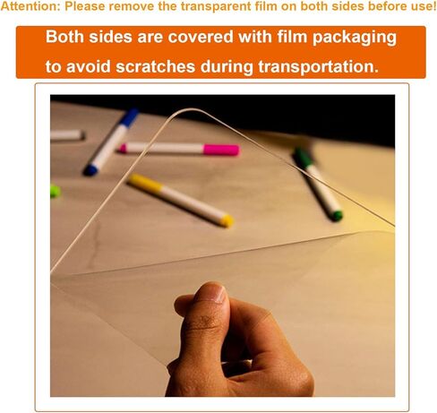Light Up Drawing Board for Kids, 14" x 10" Acrylic Lumiboard with 7 Color Markers and 2 Soft Cloth, Adapter Included, Busy Board with LED Light, Home&Office Festival Christmas Gifts in Saudi Arabia