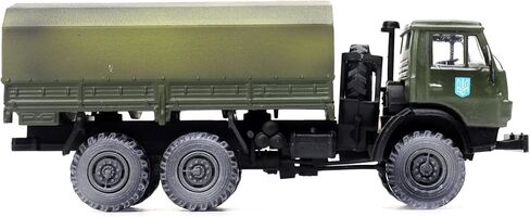 1-72 Scale Kamaz 4310 Transport Green Weathered Ukrainian Ground Forces Diecast Model Truck in Saudi Arabia