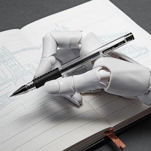 نموذج يد يمنى مرن 1:1، مفاصل متحركة للفنانين على شكل يد مانيكين لعرض الرسم والرسم، أبيض in Kuwait