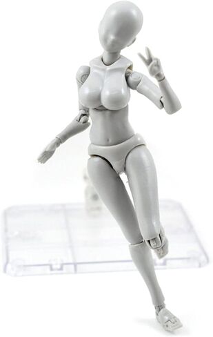 Artists Manikin Action Figure Mannequin 6 Inch SHF Drawing Figures Model for Sketching,Painting,Art Supplies, with Movable Jointed Replaceable Hand and Accessories (Female) in Saudi Arabia