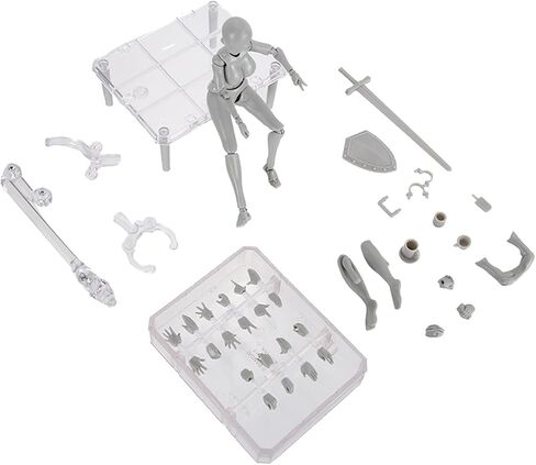 Artists Manikin Action Figure Mannequin 6 Inch SHF Drawing Figures Model for Sketching,Painting,Art Supplies, with Movable Jointed Replaceable Hand and Accessories (Female) in Saudi Arabia