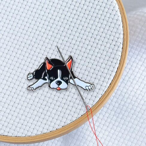 WIRESTER Magnetic Needle Minder for Organizing, Cute Needle Nanny Magnet for Cross Stitch, Embroidery, Sewing and Needlework Accessories - Black Bombay Kitten Cat in Saudi Arabia