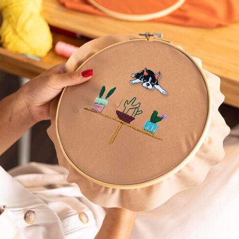 WIRESTER Magnetic Needle Minder for Organizing, Cute Needle Nanny Magnet for Cross Stitch, Embroidery, Sewing and Needlework Accessories - Black Bombay Kitten Cat in Saudi Arabia