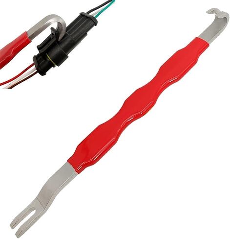 أداة إزالة فاصل موصل طرفي السيارات الكهربائية، كماشة قطع الكهرباء مع تصميمات مستقيمة ومزدوجة الرأس، أداة إزالة موصل كهربائي متعددة الوظائف لمعظم المركبات (أ) in Kuwait