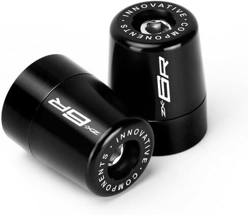 قبعات مقابض مقود الدراجة النارية متوافقة مع نينجا ZX6R 2025 2024 أطراف شريط المقود ZX-6R ZX636 Ninja636 ملحقات (أسود) in Kuwait