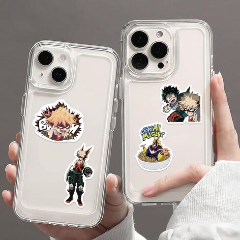 50 قطعة من ملصقات My Hero Academia للأطفال، ملصق فينيل رائع مقاوم للماء لأجهزة الكمبيوتر المحمول للمراهقين والبالغين، حقيبة سفر، هاتف، دراجة، زجاجة مياه، جيتار، كمبيوتر، لوح تزلج (My Hero) in Kuwait
