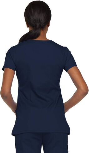 Dickies Gen Flex Women Scrubs Top Mock Wrap 817355 in Saudi Arabia