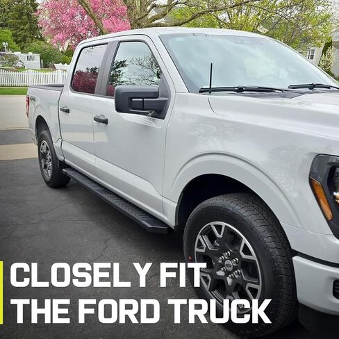 COMNOVA Pair Running Board Nerf Bar Compatible with 15-26 Ford F150 Superduty Crew Cab（4 Full Size Doors） Rocker Slider Side Steps,Width 6 Inches V Style.with OE Style Brackets in Saudi Arabia