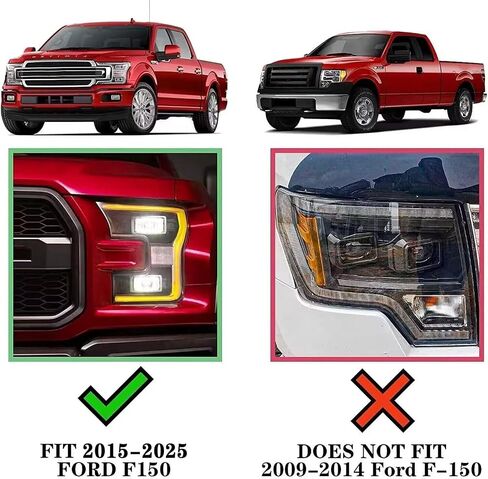COMNOVA Pair Running Board Nerf Bar Compatible with 15-26 Ford F150 Superduty Crew Cab（4 Full Size Doors） Rocker Slider Side Steps,Width 6 Inches V Style.with OE Style Brackets in Saudi Arabia