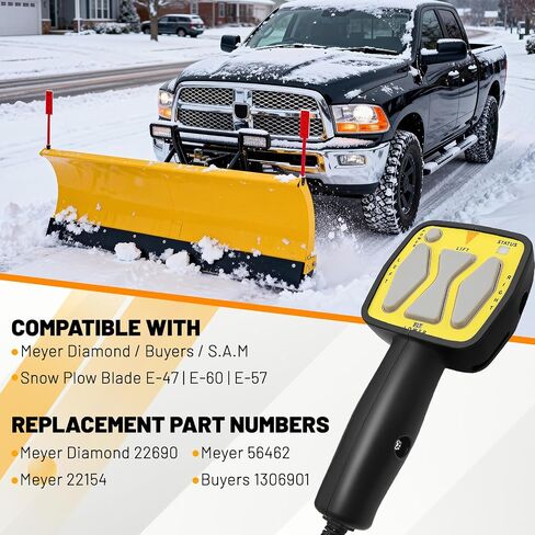 KAOLALI Snowplow Handheld Controller Replacement for Western 56462 Snow Plow Controller Fit for Fisher 9400 for SAM 1306902 Straight Blade Plows in Saudi Arabia