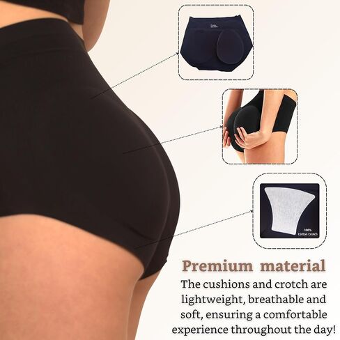 بعقب الالتهاب الأصلي للنساء | مُحسّن مفصل بسلاسة مع منصات رغوة مدمجة | غير مرئي تحت الملابس in Kuwait