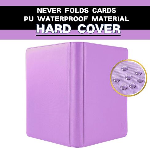 حافظة بطاقات التداول KUOOKING 1000+ جيوب، بطاقة 16 جيبًا متوافقة مع MTG، والبطاقات الرياضية وبطاقات التداول ذات الحجم القياسي الأخرى (أخضر) in Kuwait