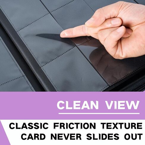 حافظة بطاقات التداول KUOOKING 1000+ جيوب، بطاقة 16 جيبًا متوافقة مع MTG، والبطاقات الرياضية وبطاقات التداول ذات الحجم القياسي الأخرى (أخضر) in Kuwait