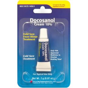 TARO Cold Sore/Fever Blister Treatment - Docosanol 10% Cream (0.07 oz - 2 Tube) in Kuwait
