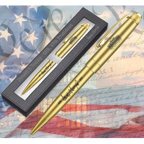 Donald J. Trump Gold Signature Metal Pen, Includes Black Gift Box in Kuwait