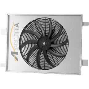 3 Row Aluminium Radiator Shroud Fan for Chevy Corvette SSR C6 5.3L 6.0L 6.2l 7.0L 2003-2013 2004 2005 2006 2007 2008 2009 2010 2011 2012 in Kuwait