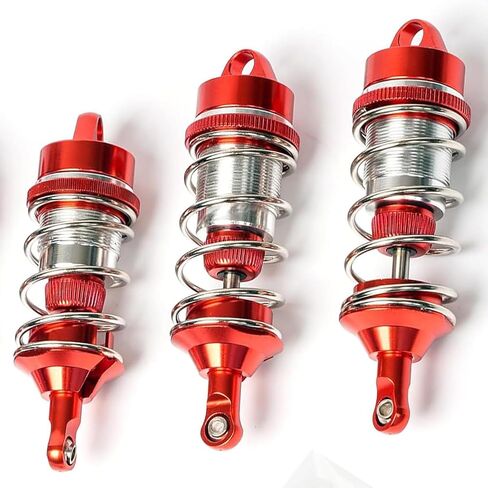 Bearing Steel Shock Absorbers Springs for ARRMA 1/7 Mojave EXB 6S,4PCS Thicker Wire Diameter Extra Hard Shock Spring Designed for Raising The Vehicle Durable Upgrade Part,ARA330638-F 80mm/R 100mm in Saudi Arabia
