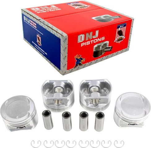 DNJ P214 Piston Set Standard for 1998-2002 Acura, Honda, Isuzu Accord, CL, Oasis 2.3L L4 16V SOHC 2254cc in Saudi Arabia