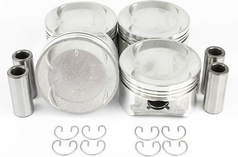 DNJ P214 Piston Set Standard for 1998-2002 Acura, Honda, Isuzu Accord, CL, Oasis 2.3L L4 16V SOHC 2254cc in Saudi Arabia