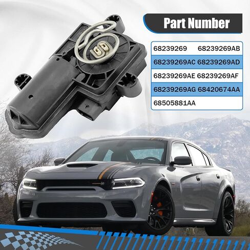 68239269 Active Exhaust Valve Actuator Compatible with 2015-2023 Dodge Charger and Challenger 5.7L 6.2L 6.4L, 2023 Chrysler 300C 6.4L Replace# 68239269 68239269AB 68239269AC in Saudi Arabia