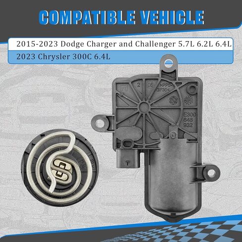 68239269 Active Exhaust Valve Actuator Compatible with 2015-2023 Dodge Charger and Challenger 5.7L 6.2L 6.4L, 2023 Chrysler 300C 6.4L Replace# 68239269 68239269AB 68239269AC in Saudi Arabia