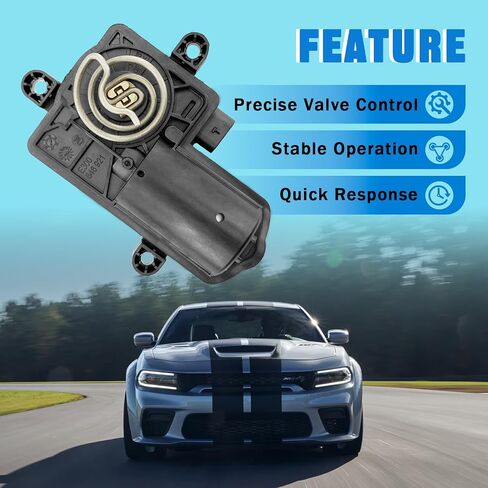 68239269 Active Exhaust Valve Actuator Compatible with 2015-2023 Dodge Charger and Challenger 5.7L 6.2L 6.4L, 2023 Chrysler 300C 6.4L Replace# 68239269 68239269AB 68239269AC in Saudi Arabia